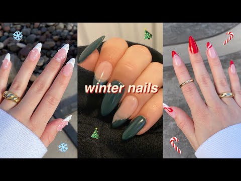 AESTHETIC WINTER NAIL DESIGNS