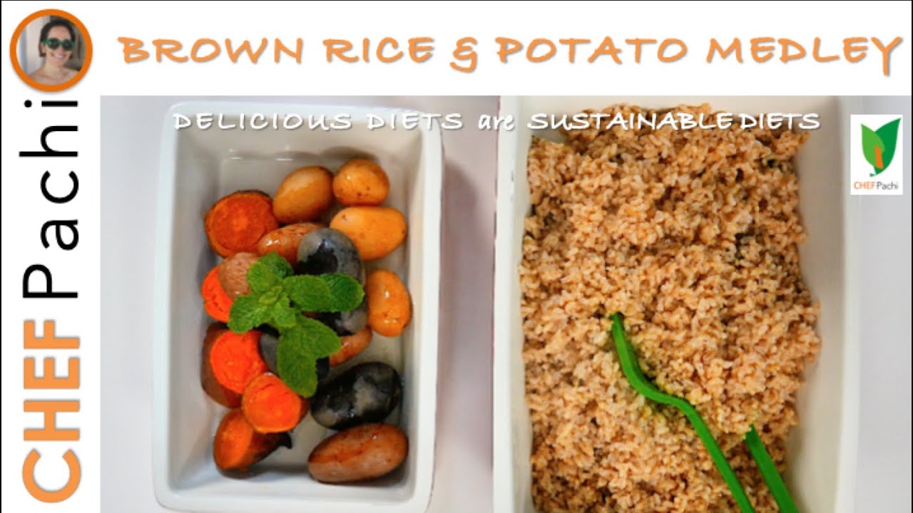 BEST 2 INSTAPOT Recipes BROWN RICE AND POTATO MEDLEY Delicious