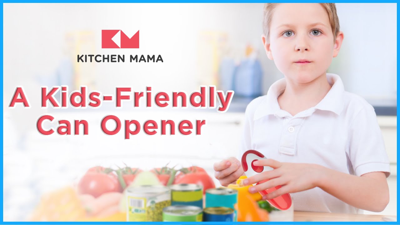A Kids Friendly Can Opener Kitchen Mama Electric Can Opener Review
