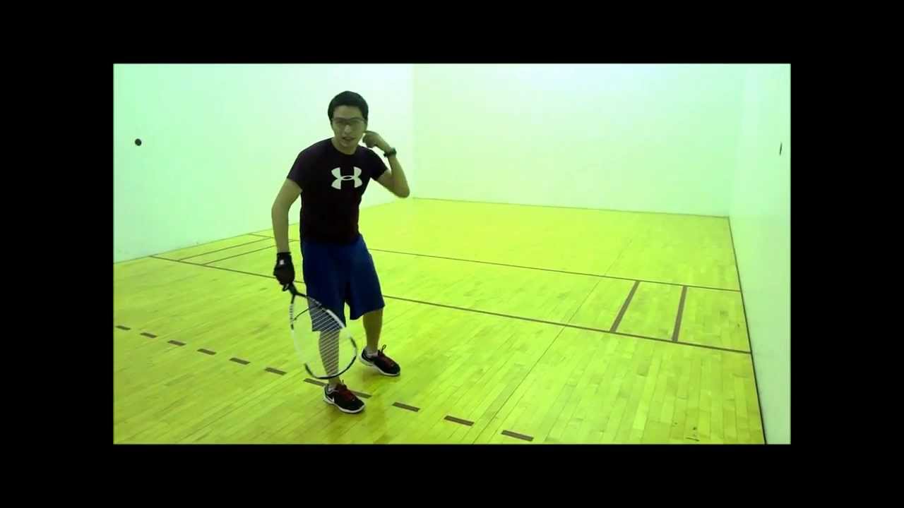 How to do a Kill Shot in Racquetball YouTube