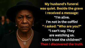 At my husband’s funeral I got a message “I am still alive, trust no one!”