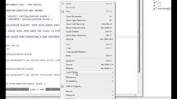 Static Initialization Block in Java Interview