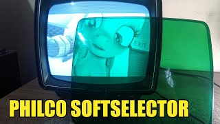 PHILCO SOFT SELECTOR COM MÁSCARA ACRÍLICA VERDE *capacitor ferveu!  \o/*