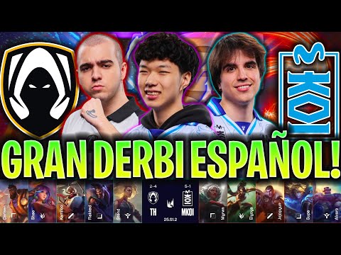 JOJOPYUN Y ELYOYA VS FLAKKED EN EL GRAN DERBI ESPAÑOL! | TH vs KOI RESUMEN LEC INVIERNO 2025 LVP