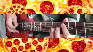 Spiderman 2 pizza theme guitar cover