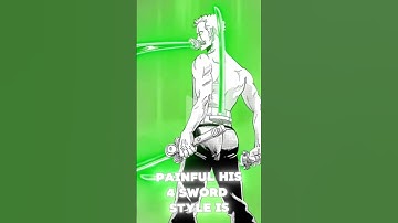 ZORO 4 SWORD STYLE??!! #onepiece #zoro #anime