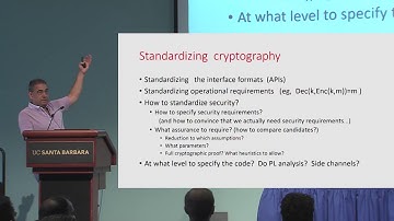 Towards Standardizing Zero Knowledge