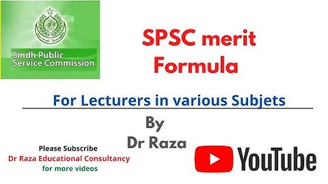 How does SPSC Short List Lecturers for Interview in Various Subjects? | in Sindhi | Dr Raza