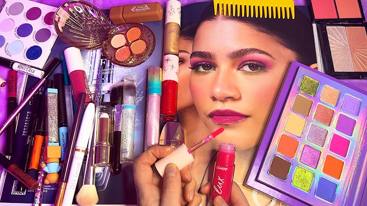 ASMR Applying Makeup to Magazines (Whispered)