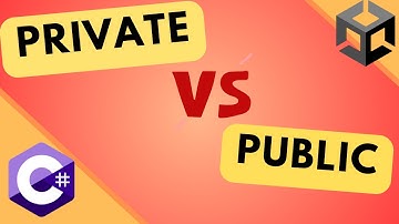 Private, Static, Public DIFFERENCE - Unity, C#