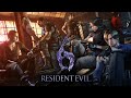 Resident Evil 6 -  Leon deals with Building burn out