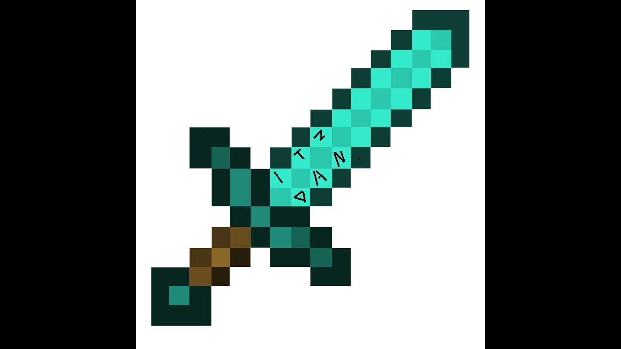 Зачарованный алмазный меч майнкрафт