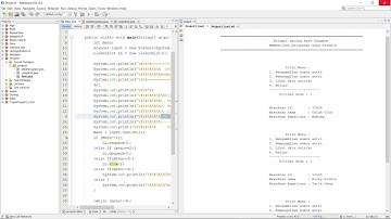 CONTOH PROJECT TUGAS AKHIR | JAVA OOP | PROGRAM ANTRIAN BANK SIMPLE