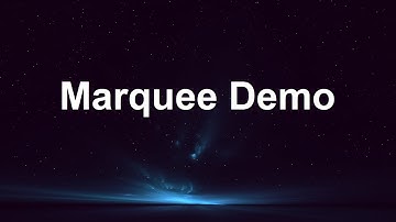 Marquee Demo Program || Html Using Notepad || Dominance Computer
