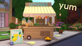 Building a Lemonade Stand in Bloxburg