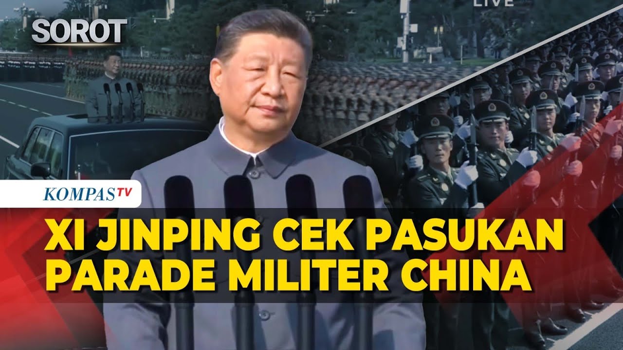 Xi Jinping Periksa Pasukan-Alutsista di Parade Militer Peringatan Kemenangan ke-80 China