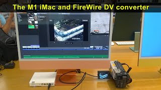 M1 iMac hi 8 capture and vhs transfer using FCPX and iMovie