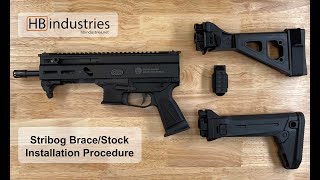 HBI Stribog Stock and Brace Install