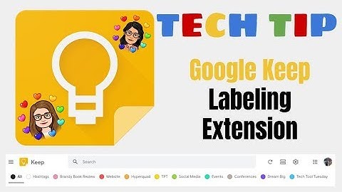 Google Keep Labels