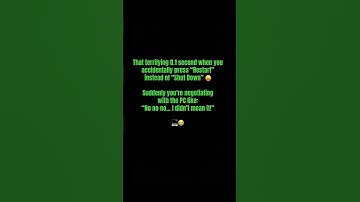 Oops... pressed restart instead of shutdown — now I’m spiritually rebooting too 💻💀 #shorts