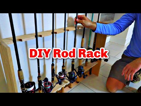 How To Make Your Own Fishing DIY Rod Rack (Step-By-Step)