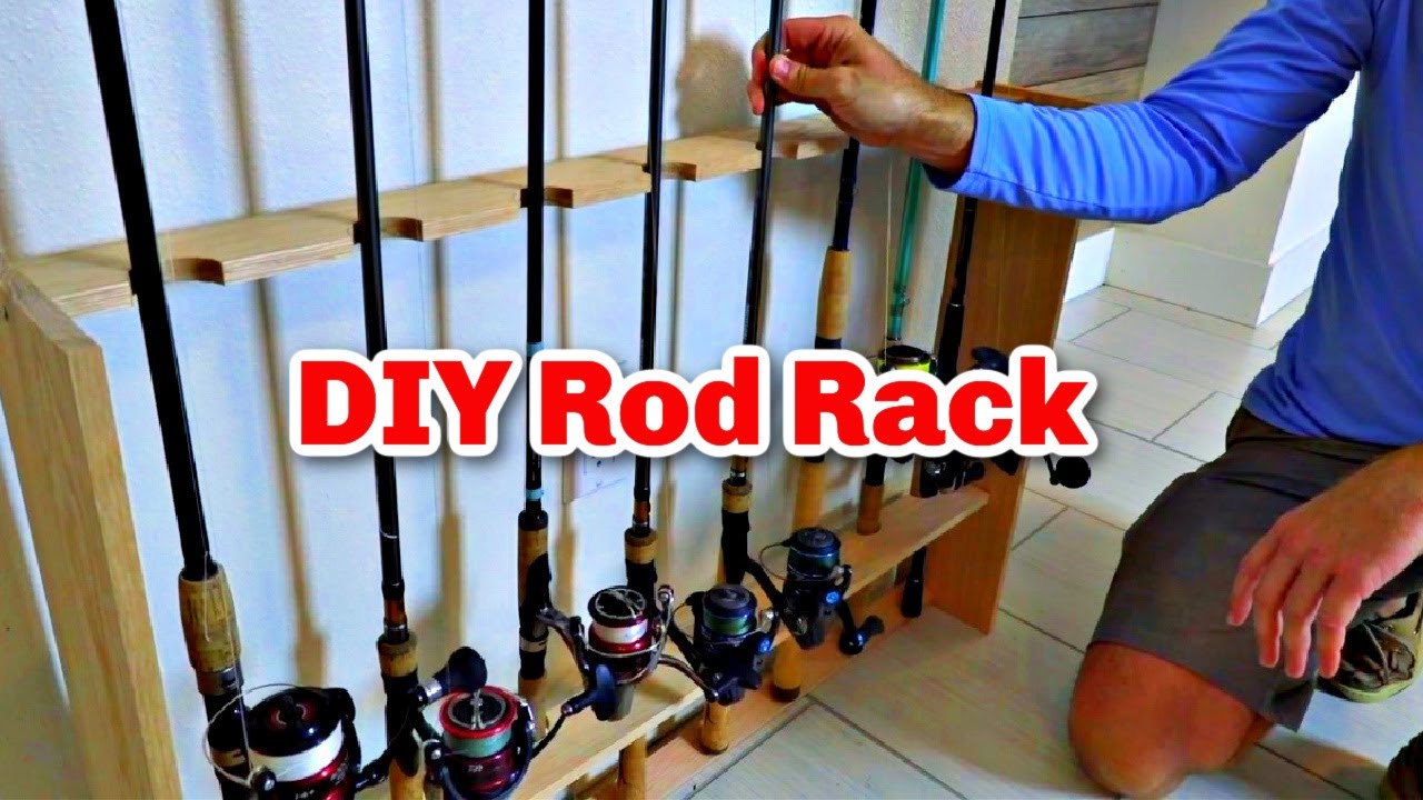 How To Make Your Own Fishing DIY Rod Rack (Step-By-Step) 