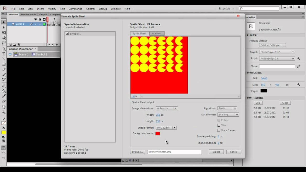 adobe flash cs6 sprite animation tutorial adobe flash cs6 sprite animation tutorial