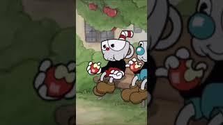 Cuphead eating apples￼