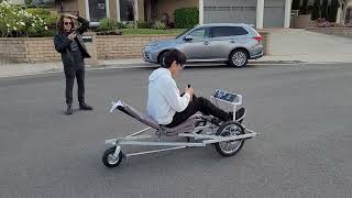 Drive-By-Wire custom electric race vehicle - first test