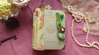 “Paris in blossom” junk journal flip-through: Part 1/2 (SOLD)