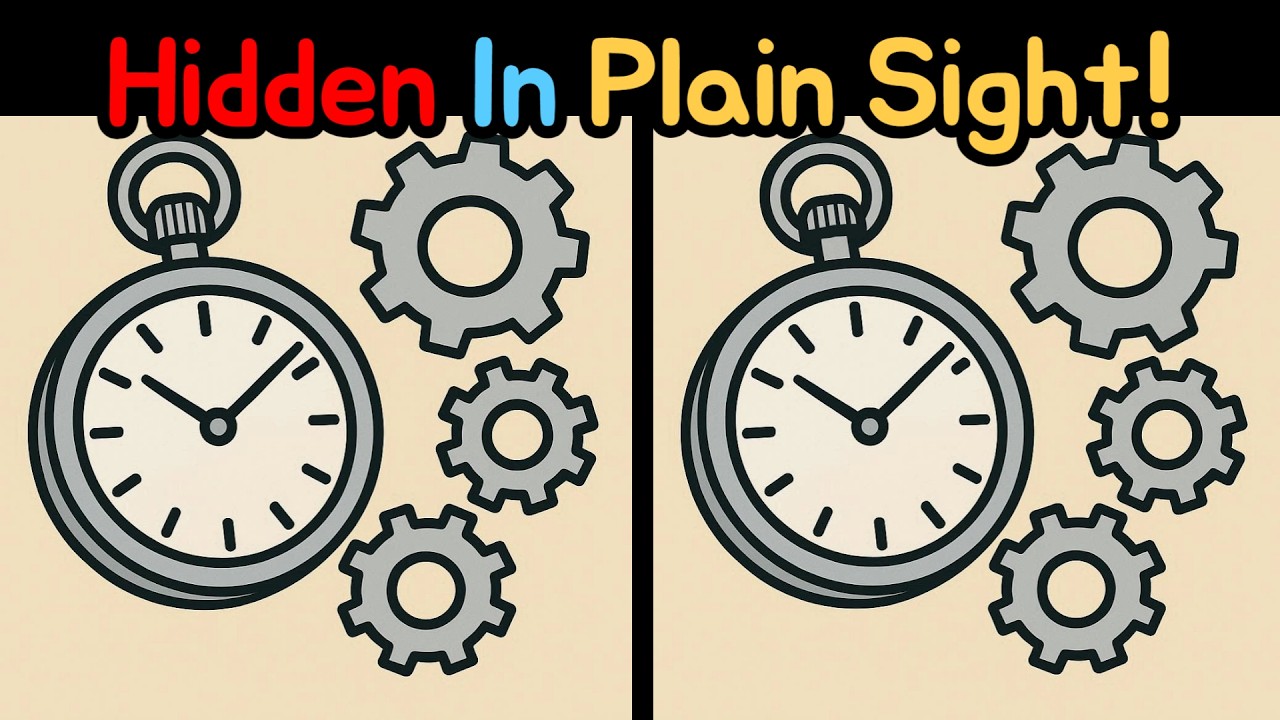 Spot The Difference: Hidden In Plain Sight! Boost Brain Speed! [Find The Difference]