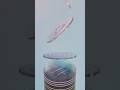 Glass Coins falling 3d Animation | Satisfying Loop #blender #asmr #3dmotion