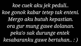 STORY WA : KESABARAN ADA BATASNYA!