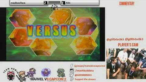 Madbooface vs Abbz [EVO2k16] Marvel vs Capcom 2