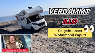 Schaffen wir das 😱 Starke Schwierigkeiten aus dem Loch zu kommen 😳 Fuerteventura Tour #4