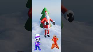 Santa’s Funny Warm-Up & Trampoline Jump! 🎅😂 Christmas 3D Animation for Kids | Family Shorts