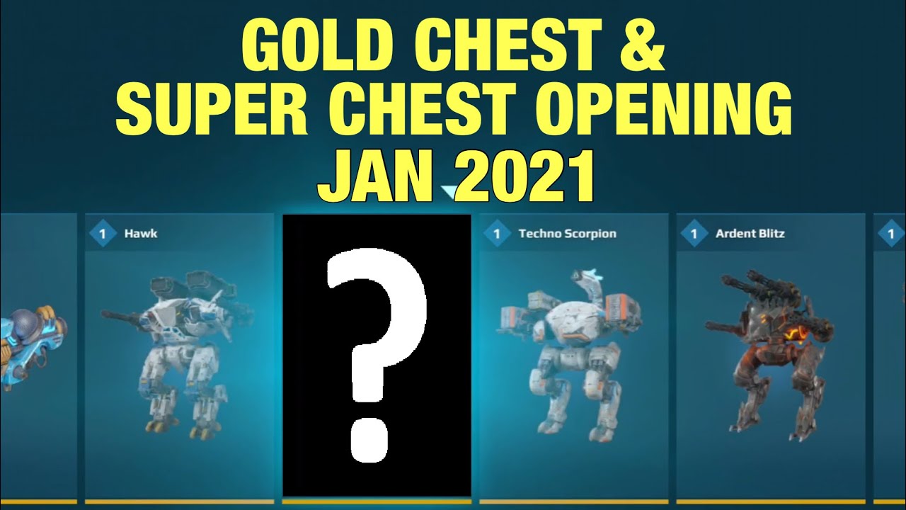 War Robots Gold Chest & Super Chest Opening (Jan 2021)