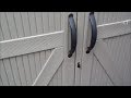 Quick look at Rubbermaid Roughneck Small Vertical Shed - under 45 min assembly Quick look at Rubbermaid Roughneck Small Vertical Shed - under 45 min assembly