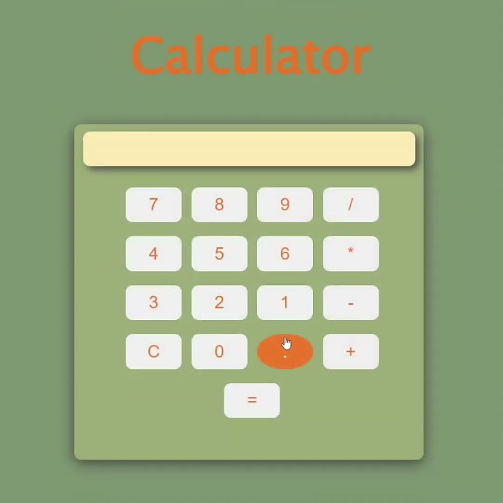 How to Build a Calculator Using HTML, CSS, and JavaScript. @coder_techy ...