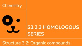 Structure 3.2.3 Homologous Series [IB Chemistry SL/HL]