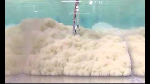 How sediment flows in an underwater river