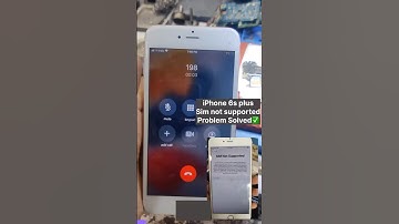 Iphone 6s plus sim not supported problem ✅#explore #repair