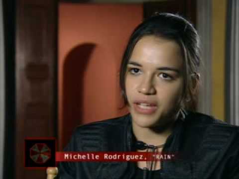 Resident Evil Interview Michelle Rodriguez - Rain #1