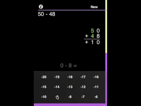 Partial Differences Subtraction App for iPhone and...