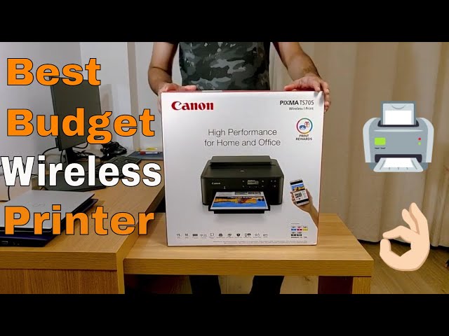 CANON PIXMA TS705A WIRELESS PRINTER