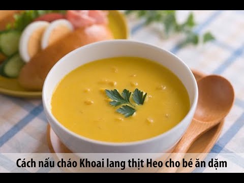 cháo thịt heo cho bé tại kienthuccuatoi.com