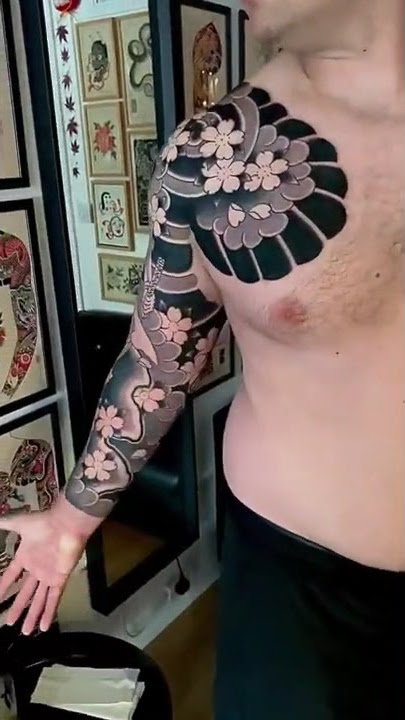 #tattoo #japanesetattoo #tattoosleeve #irezumi #cherryblossom #suikodenhero
