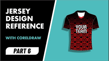 JERSEY DESIGN REFERENCE (PART 6) - HOW TO MAKE POLYGONAL SEAMLESS PATTERN DESIGN IN CORELDRAW