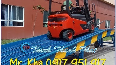 Cầu xe nâng container lưới thép Grating - Thịnh Thành Phát