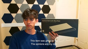 Tilted Acrylic Keyboard Stand SUPER COMFY!!